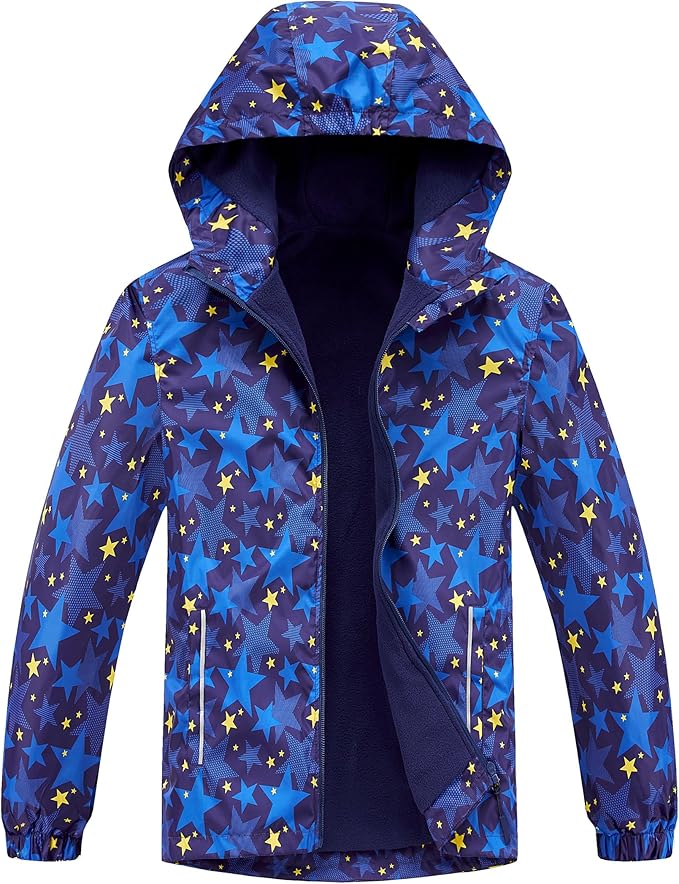 Hiheart Boys Girls Waterproof Hooded Jackets Thick Padded Winter Coat 64e8107ce863809903d74db8