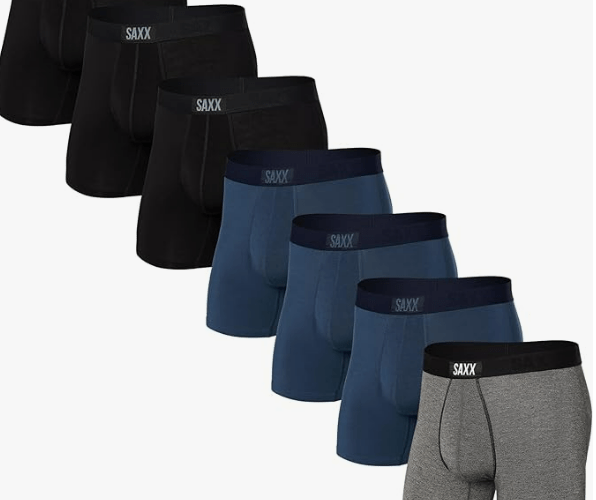 Saxx Men's Underwear - Vibe Super Soft Boxer Brief 7Pk - Savings Guru