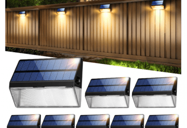 Amiluo 8 Pack Solar Lights