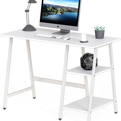 SHW 43Inch Home Office Trestle Computer Desk - Savings Guru