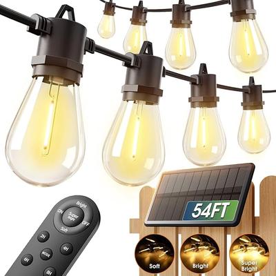 addlon 54FT486 Solar String Lights Outdoor Waterproof