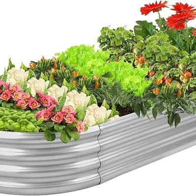 Raised Garden Bed 5ft Galvanized Planter Box