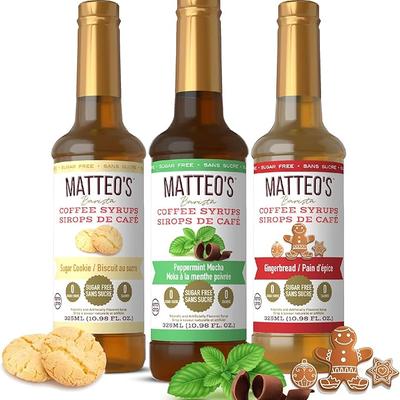 Matteos Holiday Coffee Syrup Gift Set