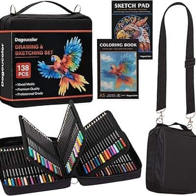 Drawing Pencils in Shoulder Bag