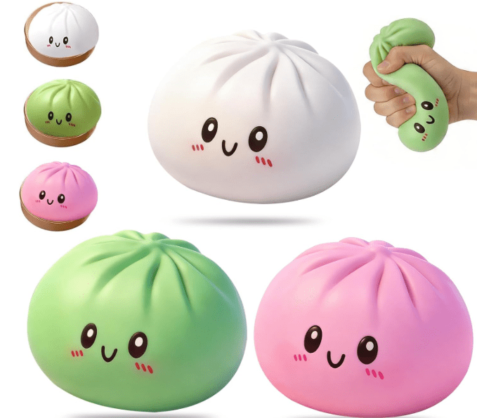 3PC Dumpling Squishy
