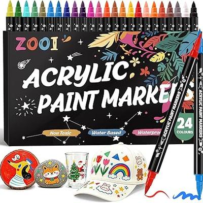 ZOOI Acrylic Paint Markers for Art School