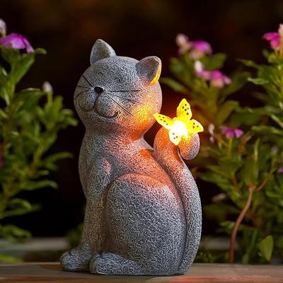 Nacome Cat Outdoor Statues for Garden Outside