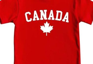 Kids Canada Shirts Canada Day Flag Short