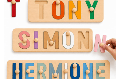 Personalized Wooden Name Plate