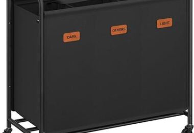 SONGMICS 3Section Laundry Sorter