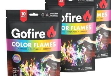 Color Flame Packets Safe for Indoor