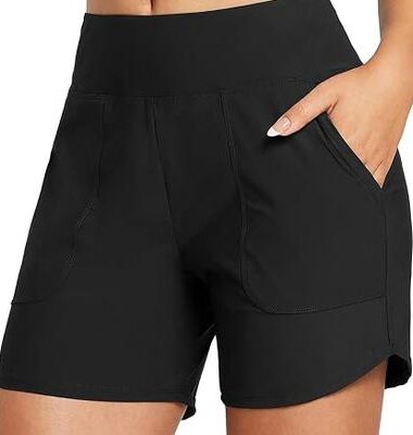 baleaf Womens Swim Board Shorts Swimming Bottoms