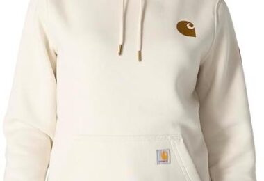 Carhartt Womens Relaxed Fit Midweight Logo Sleeve