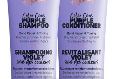 Marc Anthony Repair Blonde Purple Shampoo and