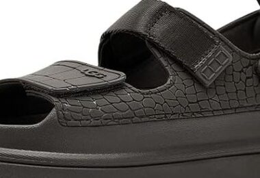 UGG womens Goldenglow Embossed Sandal