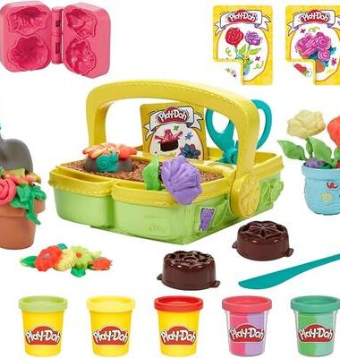 PlayDoh Blooming Flower Garden Toy Playset