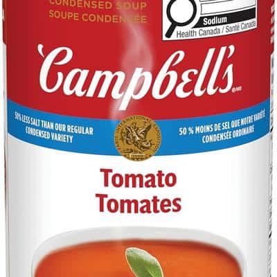 Campbells Condensed 50 Less Salt Tomato Soup