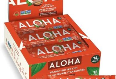 ALOHA Organic Plant Based Protein Bars