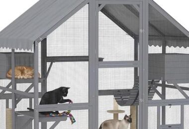 PawHut Catio Outdoor Cat Enclosure Walkin Cat