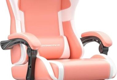 Ergonomic Gaming Chair with Footrest