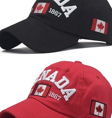 2 PCS Canada Baseball Cap Canada Souvenirs