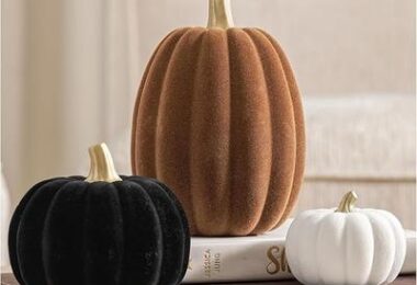 DN DECONATION 3 Pcs Fall Pumpkin Decorations