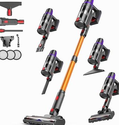 TechRise 8in1 Cordless Stick Vacuum Cleaner 550W