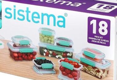 Sistema Food Storage Containers with Lids for