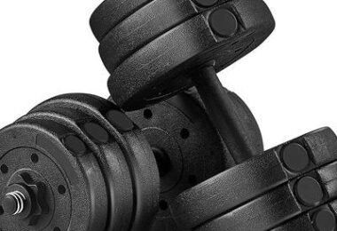 Yaheetech Adjustable Dumbbells Weight Set 33LB/44LB/55LB/66LB Dumbbell