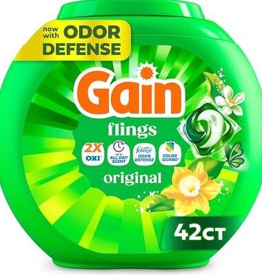 Gain Flings Laundry Detergent Pacs