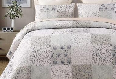 Exclusivo Mezcla Reversible Boho Quilts Queen Size