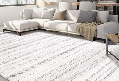 Nakagishi Boho 8×10 Area Rug Living Room
