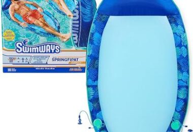 Swimways Elite Spring Float Hammock Pool Lounger