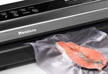 Mesliese 90kpa Vacuum Sealer 2 Bag Rolls