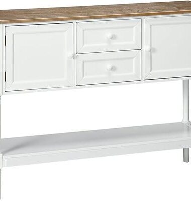HOMCOM 45 Console Table Vintage Narrow Entryway