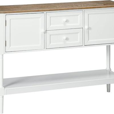 HOMCOM 45 Console Table Vintage Narrow Entryway