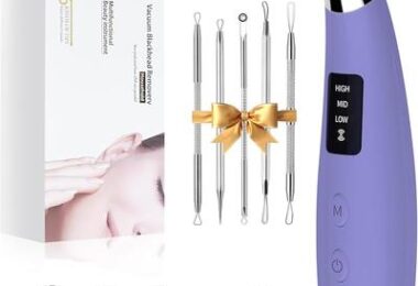 Pore Vacuum Blackhead Remover with 5 Attachments