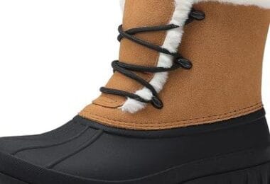 DREAM PAIRS Womens Waterproof Winter Snow Boots