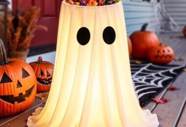 Halloween Ghost Candy Bowl