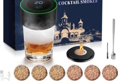 Electric Whiskey Smoker KitRechargeable Cocktail Smoker Set