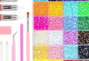 24 Colors Resin Jelly Rhinestone Bedazzling Kit