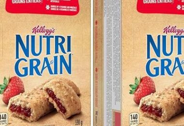 Kelloggs NutriGrain Strawberry Flavour 590g 37