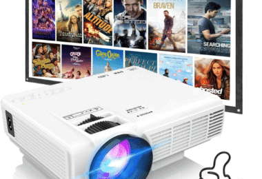 1080P Mini Projector with Two-Way Bluetooth