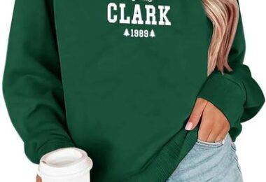SUPEYA Christmas Sweatshirt Women Letter Printed Holiday
