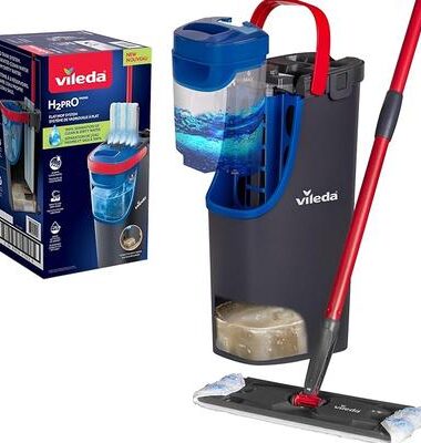 Vileda H2prO Flat Mop Bucket Set