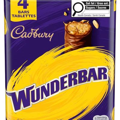 Cadbury Wunderbar Chocolatey Candy Bars Multipack 4