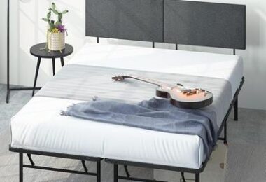 ZINUS SmartBase Mattress Foundation with Upholstered Headboard