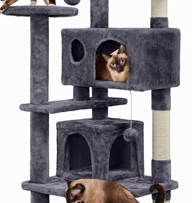 Yaheetech Tall Cat Tree for Indoor Cats/Kittens